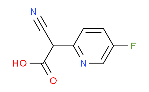 CAS No. 1823343-97-0, 2-Cyano-2-(5-fluoropyridin-2-yl)acetic acid