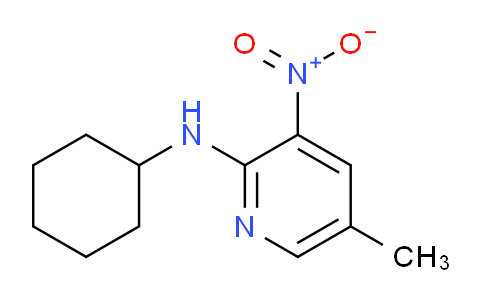 CAS No. 1033202-68-4, 2-Cyclohexylamino-5-methyl-3-nitropyridine