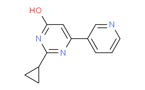 CAS No. 1159820-12-8, 2-Cyclopropyl-6-(pyridin-3-yl)pyrimidin-4-ol