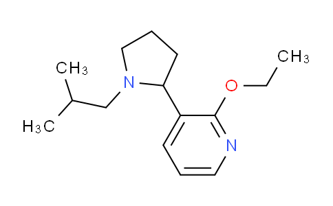 CAS No. 1352537-70-2, 2-Ethoxy-3-(1-isobutylpyrrolidin-2-yl)pyridine