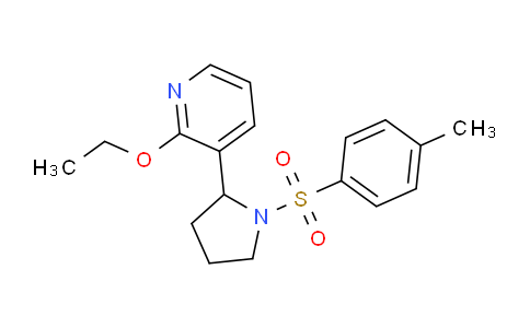 CAS No. 1352503-89-9, 2-Ethoxy-3-(1-tosylpyrrolidin-2-yl)pyridine