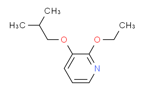 CAS No. 1255574-40-3, 2-Ethoxy-3-isobutoxypyridine