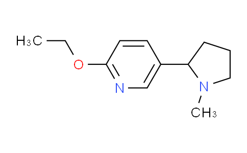 CAS No. 1352535-26-2, 2-Ethoxy-5-(1-methylpyrrolidin-2-yl)pyridine