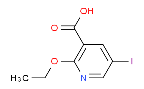 CAS No. 335078-07-4, 2-Ethoxy-5-Iodonicotinic acid