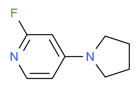 CAS No. 1352318-60-5, 2-Fluoro-4-(pyrrolidin-1-yl)pyridine