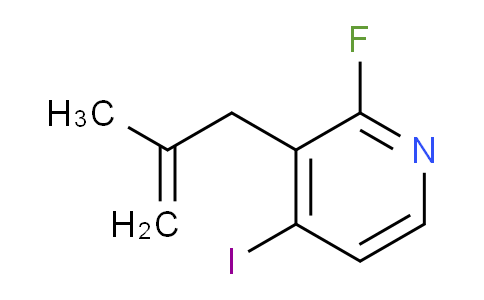 CAS No. 744257-62-3, 2-Fluoro-4-iodo-3-(2-methylallyl)pyridine