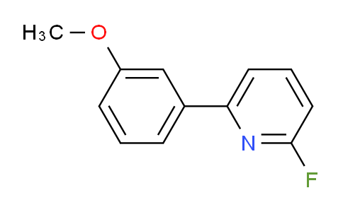 CAS No. 1245650-00-3, 2-Fluoro-6-(3-methoxyphenyl)pyridine