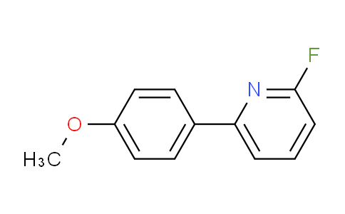 CAS No. 847226-09-9, 2-Fluoro-6-(4-methoxyphenyl)pyridine