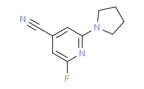 CAS No. 1228666-18-9, 2-Fluoro-6-(pyrrolidin-1-yl)isonicotinonitrile