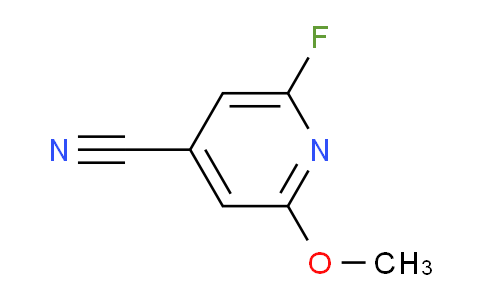 CAS No. 1207665-43-7, 2-Fluoro-6-methoxyisonicotinonitrile