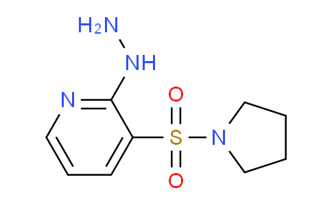 CAS No. 1155916-50-9, 2-Hydrazinyl-3-(pyrrolidin-1-ylsulfonyl)pyridine