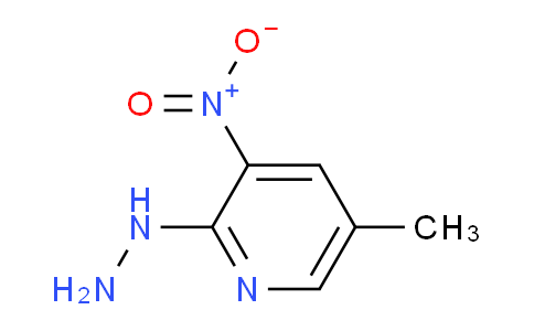 CAS No. 21901-25-7, 2-Hydrazinyl-5-methyl-3-nitropyridine