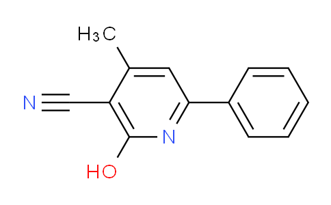 CAS No. 4240-97-5, 2-Hydroxy-4-methyl-6-phenylnicotinonitrile