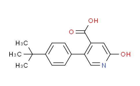 CAS No. 1261954-99-7, 2-Hydroxy-5-(4-t-butylphenyl)isonicotinic acid