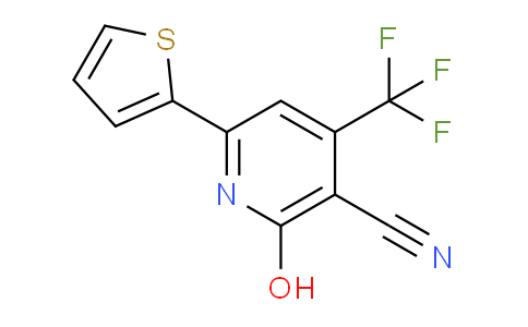 CAS No. 3335-45-3, 2-Hydroxy-6-(thiophen-2-yl)-4-(trifluoromethyl)nicotinonitrile