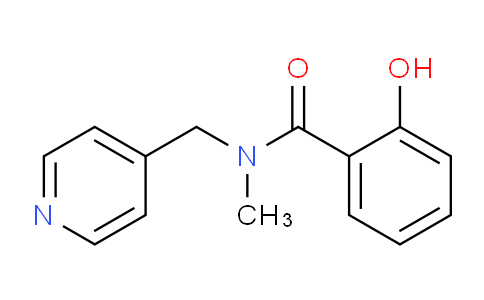 CAS No. 1155058-96-0, 2-Hydroxy-N-methyl-N-(pyridin-4-ylmethyl)benzamide