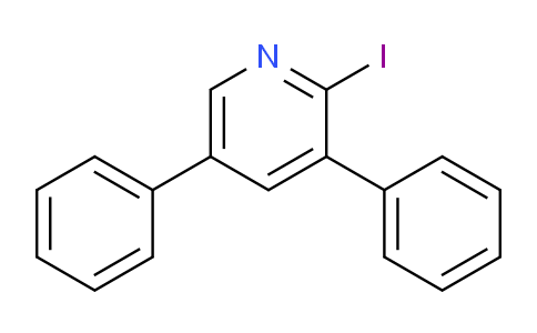 CAS No. 873913-82-7, 2-Iodo-3,5-diphenylpyridine