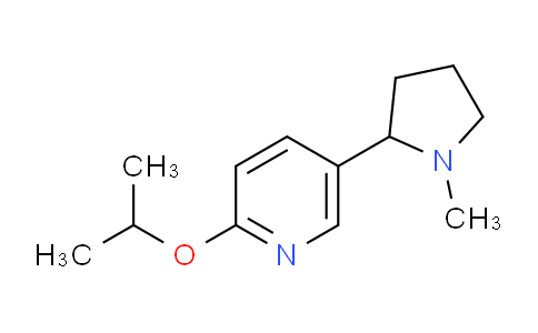 CAS No. 1352493-17-4, 2-Isopropoxy-5-(1-methylpyrrolidin-2-yl)pyridine