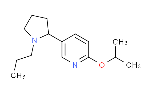 CAS No. 1352509-66-0, 2-Isopropoxy-5-(1-propylpyrrolidin-2-yl)pyridine