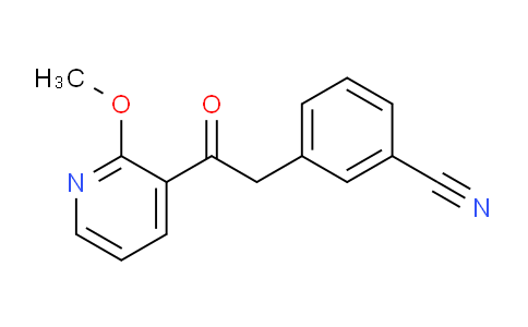 CAS No. 898785-93-8, 2-Methoxy-3-(3-cyanophenylacetyl)pyridine