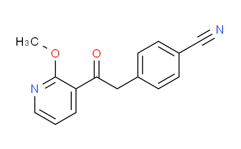 CAS No. 898785-95-0, 2-Methoxy-3-(4-cyanophenylacetyl)pyridine