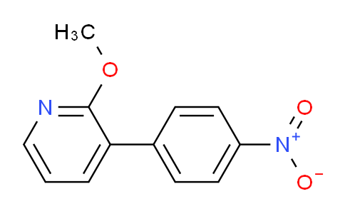 CAS No. 1352318-63-8, 2-Methoxy-3-(4-nitrophenyl)pyridine