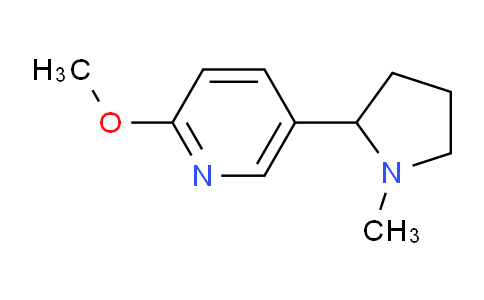 MC655927 | 499207-39-5 | 2-Methoxy-5-(1-methylpyrrolidin-2-yl)pyridine