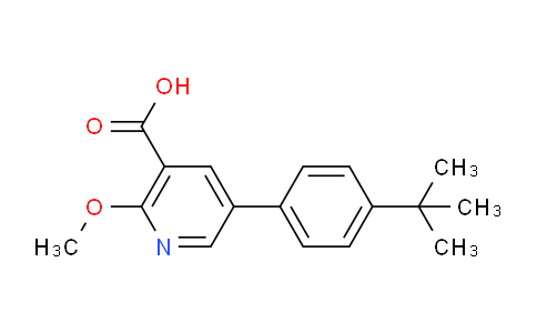 CAS No. 1261994-19-7, 2-Methoxy-5-(4-t-butylphenyl)nicotinic acid
