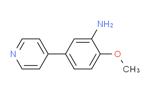 CAS No. 104994-92-5, 2-Methoxy-5-(pyridin-4-yl)aniline