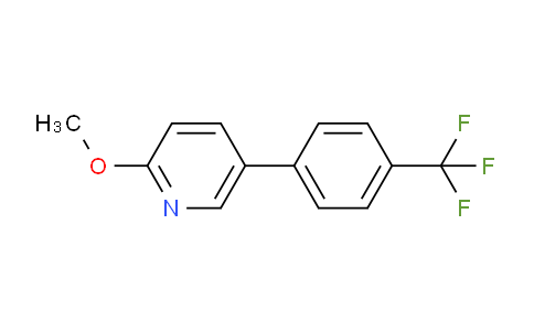 CAS No. 1261467-29-1, 2-Methoxy-5-[4-(trifluoromethyl)phenyl]pyridine