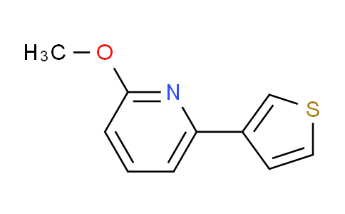 CAS No. 740804-52-8, 2-Methoxy-6-(thiophen-3-yl)pyridine