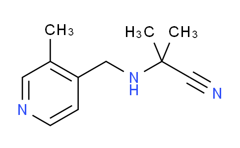 CAS No. 1956377-53-9, 2-Methyl-2-(((3-methylpyridin-4-yl)methyl)amino)propanenitrile