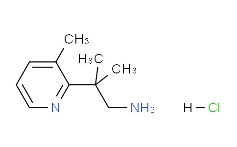 CAS No. 1402232-79-4, 2-Methyl-2-(3-methylpyridin-2-yl)propan-1-amine hydrochloride