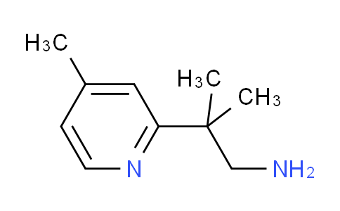 CAS No. 1232432-61-9, 2-Methyl-2-(4-methylpyridin-2-yl)propan-1-amine