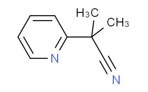 CAS No. 81039-18-1, 2-Methyl-2-(pyridin-2-yl)propanenitrile