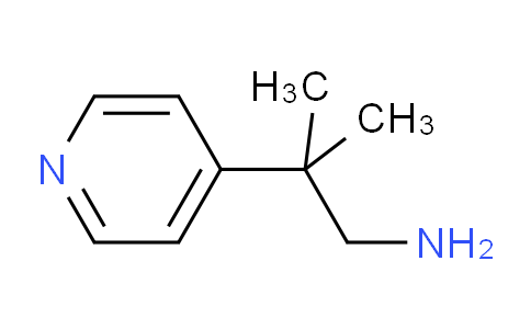CAS No. 1060815-29-3, 2-Methyl-2-(pyridin-4-yl)propan-1-amine