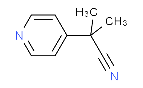 CAS No. 79757-31-6, 2-Methyl-2-(pyridin-4-yl)propanenitrile