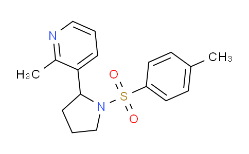 CAS No. 1352533-97-1, 2-Methyl-3-(1-tosylpyrrolidin-2-yl)pyridine