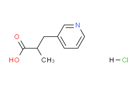 CAS No. 1956309-53-7, 2-Methyl-3-(pyridin-3-yl)propanoic acid hydrochloride