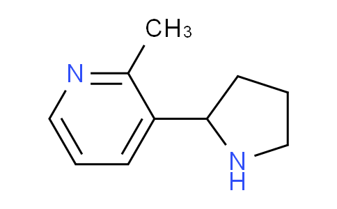 CAS No. 64114-19-8, 2-Methyl-3-(pyrrolidin-2-yl)pyridine