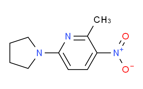 CAS No. 1435954-07-6, 2-Methyl-3-nitro-6-(pyrrolidin-1-yl)pyridine