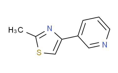 CAS No. 122845-35-6, 2-Methyl-4-(3-pyridyl)thiazole