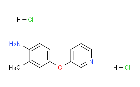 CAS No. 1185302-52-6, 2-Methyl-4-(pyridin-3-yloxy)aniline dihydrochloride