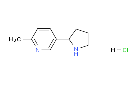 CAS No. 2055841-62-6, 2-Methyl-5-(pyrrolidin-2-yl)pyridine hydrochloride