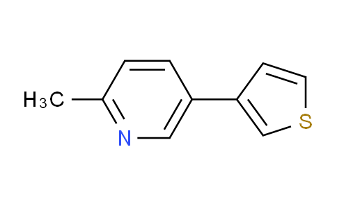 CAS No. 1187170-07-5, 2-Methyl-5-(thiophen-3-yl)pyridine