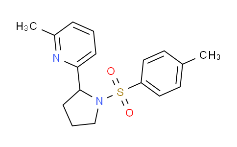 CAS No. 1352533-24-4, 2-Methyl-6-(1-tosylpyrrolidin-2-yl)pyridine