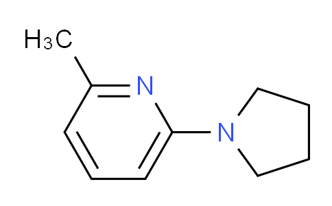 CAS No. 54660-07-0, 2-methyl-6-(pyrrolidin-1-yl)pyridine