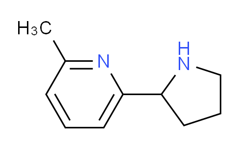 CAS No. 23894-40-8, 2-Methyl-6-(pyrrolidin-2-yl)pyridine