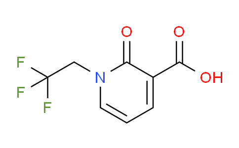 CAS No. 1341455-73-9, 2-Oxo-1-(2,2,2-trifluoroethyl)-1,2-dihydropyridine-3-carboxylic acid
