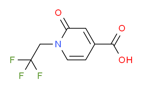 CAS No. 1203544-08-4, 2-Oxo-1-(2,2,2-trifluoroethyl)-1,2-dihydropyridine-4-carboxylic acid